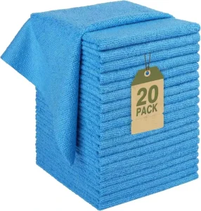 Custom Microfiber Universal Cleaning Cloth 2-in-1 Cloth Microfiber Glass Cloth for Car Kitchen
