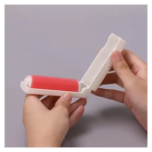 Custom Mini Washable Lint Roller Dog Hair Brush Reusable Pet Roller Removal Lint Dust Lint Remover With Handle