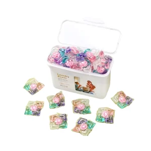 Custom Natural Degradable Disposable Laundry Detergent Liquid Ball Gel Pod Capsules Clean Laundry BeadsCapsules