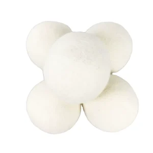 Custom Organic Wool Dryer Balls Eco Friendly Reusable Clothes Dryer Laundry Discs & Balls