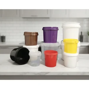 Custom PP Plastic Drum with Handle Food Grade 10L Enzyme Bucket Lid Sealed for Milk Tea & Fertilizer