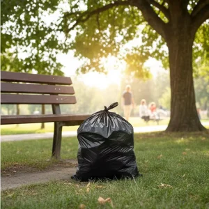 Custom Plastic HDPE Trash Garbage Bag 50 Gallon 19×21 70×90 80×100 70micronis 2mil Poly PE Garbage Bag Roll for Home From China