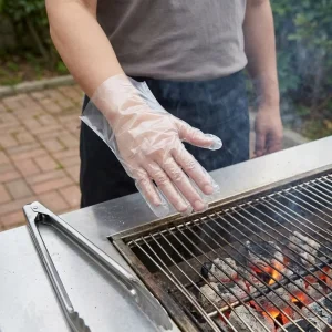 Custom Printed LDPE Disposable Gloves Food Grade Poly Gloves for Restaurant Kitchen Operations