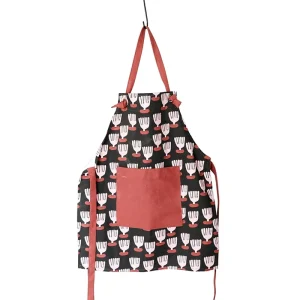 Custom Printed Reusable Washable Kitchen Aprons Service Cotton Canvas Aprons for Promotional Retail and Brand Marketing