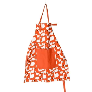 Custom Printed Reusable Washable Kitchen Aprons Service Cotton Canvas Aprons for Retail Events and Brand Promotion