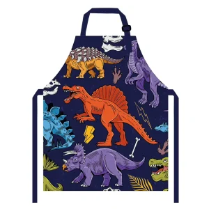 Custom Printed Sleeveless Reusable Kitchen Aprons Service Cotton Canvas Aprons No MOQ for Retail Brands and Long Term Supply
