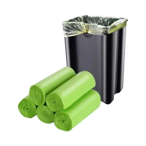 Custom Recyclable Biodegradable PE extra Strong Unscented Plastic Garbage Trash Bags Gravure Printing Flexiloop for Home Kitchen