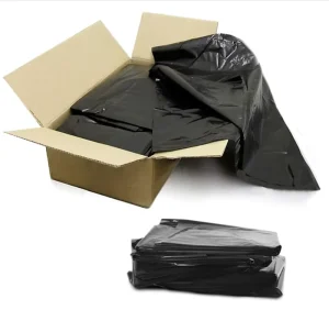 Custom Recycled Plastic Big Heavy Duty Contractor Black Garbage Dustbin Bags Compostable Trash Bags