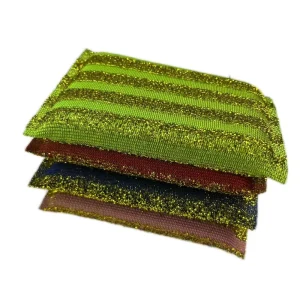 Custom Reusable High Absorbent Double side Dish Cleaning Washing Sponge Kitchen Sponge Scouring Pad