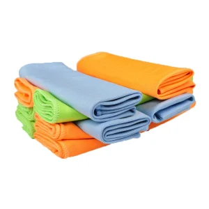 Custom Reusable Microfiber Cloth for Glasses, Windows, Windshields, House Cleaning