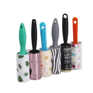 Custom Reusable Washable Manual Lint Roller Household Style Carpet Cleaning Dust Remover Pets Hair Sticky Cloth Paper