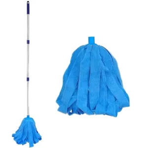 Custom Rotating Mop Accessories Replacement Plastic Mop Head Absorbent Microfiber Strip Cloths Polyester Mop Head