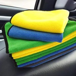 Custom Samples Customized Logo 40*40cm Microfiber All Purpose Cleaning Cloth Double Sided Towel