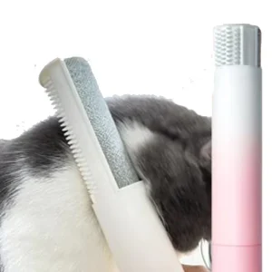 Custom Self Cleaning Reusable Plastic Pet Hair Remover Brush Eco Friendly Cat Clothing Lint Roller Cleaner Brush
