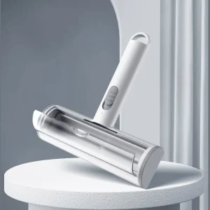 Custom Self cleaning Reusable Pet Hair Remover Roller Brush Dog Brush Cat Hair Remover Reusable Lint Roller Brush