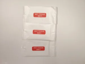 Custom Single Packed Cleaning Wet Wipes Individually Wrpped Disposable Nonwoven Fabric Wet Wipe with logo