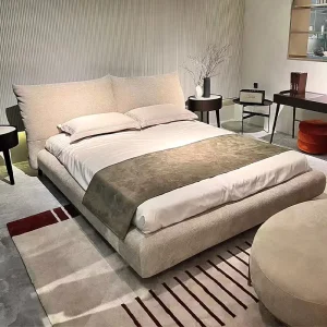 Custom Size Inset Floating Space Saving Minimalist Cream Eco Friendly Easy Clean Essential Apartments Plush Soft King