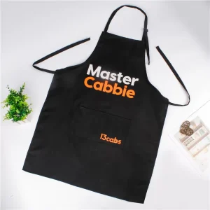 Custom Size Polyester Work Apron Waterproof Digital Printing Custom Logo Oil proof Wash free Eco Friendly Fashion Promotional