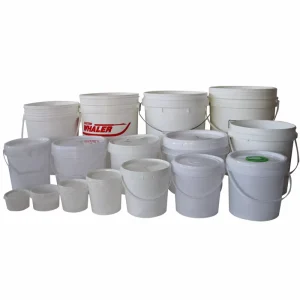 Custom Small Large 2L 5L 10L 20L 25L 5 Gallon Food Grade Safe Paint Popcorn White Plastic Buckets with Lids Handle