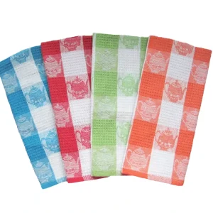 Custom Super Soft High Quality Microfiber Fabric Cleaning Dish Cloth Kitchen Towles and Tea Towel