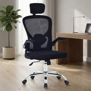 Custom Swivel Visitor Office Chair with Backrest, Mesh and Ergonomic Design