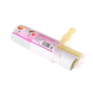 Custom T Handle Wide 16cm 30 60 Sheets Tear Paper Adhesive Sticky Hair Remover Dust Bed Clothes Cleaning Lint Roller With Cover