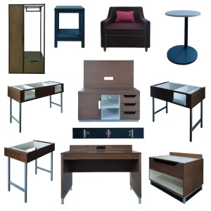 Custom Wooden Hotel Furniture Hotel Room Furniture Sets Modern Design Five Star Luxury Bed Hotel Bedroom Furniture Set