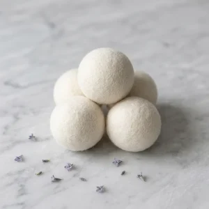 Custom XL Size 7cm Eco-Friendly 100% Organic Wool Felt Dryer Balls 100% Reusable for Washing Machine Natural Laundry Balls Discs