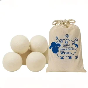Custom XL Size 7cm Eco-Friendly 100% Organic Wool Felt Dryer Balls 100% Reusable for Washing Machine Natural Laundry Balls Discs