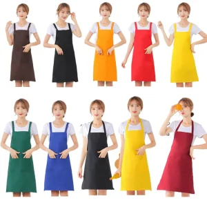 Custom logo Colorful Aprons for Women Kitchen Apron