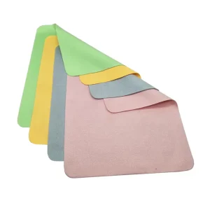 Custom logo Embossed Washable Velvet Jewelry Care Cloth Jewellery Laptop Screen Glasses Lens Jewelry Cleaning Cloth