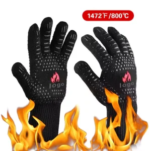 Custom logo Personalised Kitchen Oven Household Hand Gloves High Bbq Grilling Heat Resistant Gloves for Kitchen