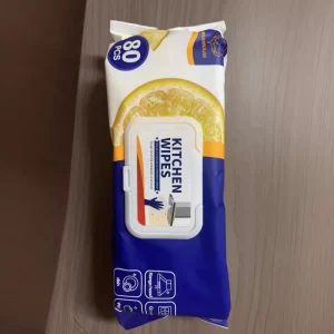 Customised LOGO 80pcs Large Size Kitchen Wipes Cleaning Wipes for Kitchen