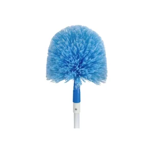Customizable Blue Feather Duster Ceiling Fan Cleaner Extendable Brush Broom for Household Cleaning