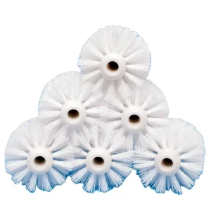 Customizable Eco Friendly PP Toilet Brush Head Colorful Bristles for Bathrooms & Kitchen Replacement Cleaning Tool
