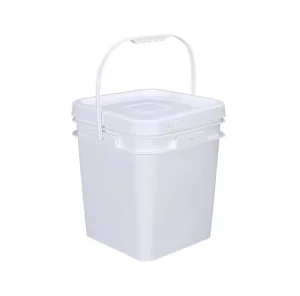 Customizable Food Grade 10L Plastic Bucket Square Design with Multiple Sizes Available