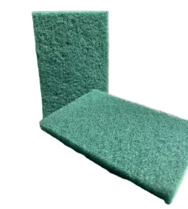 Customizable Industrial Rectangular Scouring Pad Green Abrasive OEM Support Scourer Pad