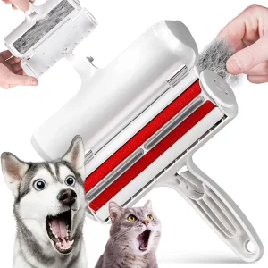 Customizable Logo Efficient Self Cleaning Slicker Lint Fur Hair Remover Roller Tool Grooming Pet Cat Dog Brush