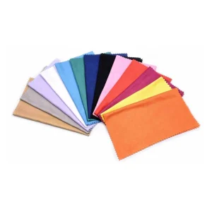 Customizable Logo Microfiber Cleaning Glasses Cloth Durable Soft Glasses Cloth for Optical Glasses