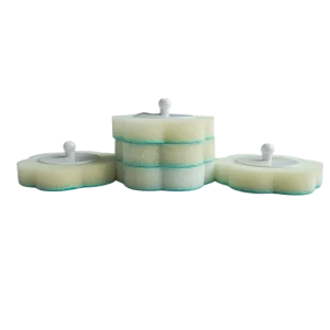 “Customizable Multi color Multi shape Toilet Brush Replacement Pack with Sponge Cleaning Solution”