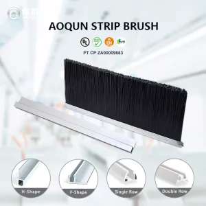 Customizable PP Nylon Forklift Strip Brush Forked Vehicle Brushes Forklift Brooms Replacement