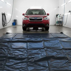 Customizable Size Garage Parking Mat PVC Car Washing Mat Set With Accessories