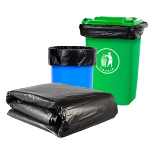 Customizable Thickness 1.2-4 Mil 20-50 Lbs Disposable PE Gravure Printed Heat Seal Mesh Trash Garbage Bags Household Use