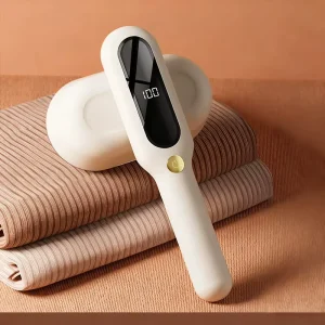 Customizable USB Rechargeable Portable Pet Hair Lint Remover ABS Digital Display Stainless Steel Blade 800mAh Fabric Shaver