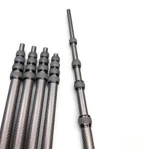 Customization Carbon Fiber Window Cleaning Water Telescopic 3K Carbon Fiber Tube Telescopic Pole