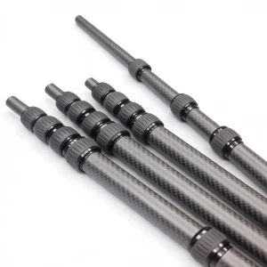 Customization Carbon Fiber Window Cleaning Water Telescopic 3K Carbon Fiber Tube Telescopic Pole