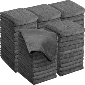 Customization Logo Microfiber Cloth 30×30 Micro Fibre Towel 30×60 Microfiber Cleaning Cloths for Car Kitchen