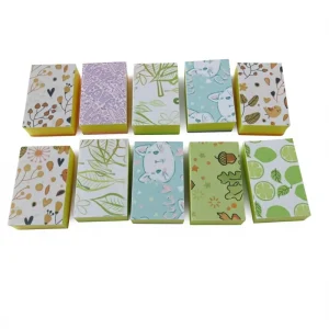 Customization Non Scratch Eco Friendly Thick Multi Purpose Scouring Pad Kitchen Cleaning Double Side Dish Sponges Sponge