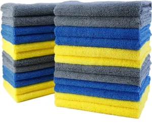 Customize Absorbent Microfibre Washable Cleaning Cloth Car Wash Towel Dish Rags Microfiber Kitchen Towel