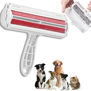 Customize Reusable Pet Hair Removal Brush Self Cleaning Lint Roller Dogs Cat Fur Roller Pet Hair Remover Roller